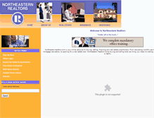 Tablet Screenshot of northeasternrealtors.com